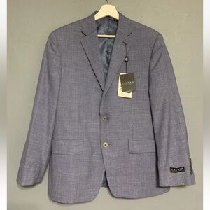 Ralph Lauren Men's 40S Blue Lexington Classic Fit Wool Blend Blazer